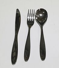 Alessi for Delta airlines 3 piece set - 1 each fork, spoon, knife brand new picture
