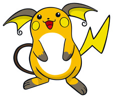 Pokemon Stickers Raichu / Vinyl Decal  | 10 Sizes TRACKING FAST SHIP picture
