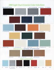 1980 Ford Light Truck PAINT CHIP CHART: F-Series, Bronco, Econoline + 2-Tones picture