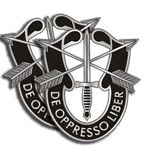 Special Forces Sticker  Army Military Die Cut Decal - 2 Pack 3inch tall set of 2 picture