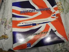 Very Rare INFLIGHT Boeing 737 British Airways, Only 312 Produced, 1/200 RETIRED picture