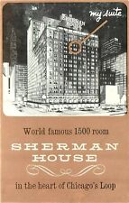 Sherman House Chicago Illinois IL Artist Rendition Postcard picture