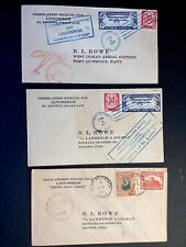 Lndbergh Flown ON THE SPIRIT of ST. LOUIS for WIA per AAMC 3 cover complete set picture