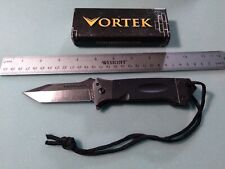 VORTEK WARTHOG Heavy Tactical Ball Bearing Pocket Knife 8cr13Mov Tanto Blade picture
