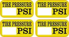Tire Pressure PSI Stickers Car Truck Vehicle Bumper Decal picture
