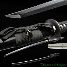Japanese Samurai Sword Katana Uchigatana T10 Steel Blade w Clay Tempered #2285 picture
