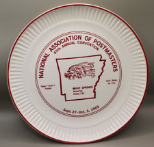 Vintage 1969 Hot Springs Arkansas National Park Collector Plate Decorative picture