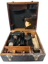 Vtg 1945 WWII US Air Force Fairchild A-10 Aeronautical Bubble Sextant As Is picture
