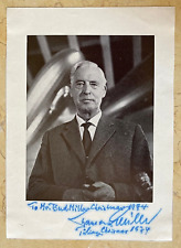 RARE GRAF ZEPPELIN CAPTAIN HANS von SCHILLER AUTOGRAPH INSCRIBED LITHO PORTRAIT picture