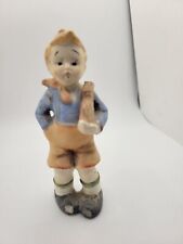 School Boy Figurine Pigeon Toed Porcelain-Terra Cottage Collectibles picture
