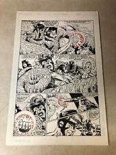STRANGERS #7 original art 1993 AWESOME TEAM BATTLE lady killer yrial Prototype picture