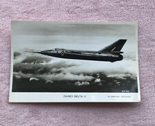 VNTG 1958 RPPC Postcard Fairey Delta II Aircraft World Speed Record 1,132 MPH picture