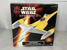 1998 Star Wars Episode 1 Electronic Naboo Fighter Hasbro NOS Factory Sealed picture