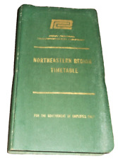 MAY 1974 PENN CENTRAL NORTHEASTERN REGION EMPLOYEE TIMETABLE #7 picture