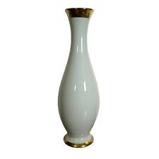 Bareuther Waldsassen Vase Simplistic Cream Gold Trim 13