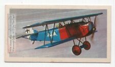 Fokker D.VII German WWI Fighter Aircraft  Vintage Trade Ad Card picture