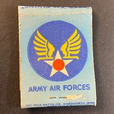 Army Air Base Exchange Sioux City Iowa c1942-50's WWII Era Matchbook Cover picture