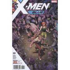 X-Men: Blue #6 in Near Mint + condition. Marvel comics [e& picture