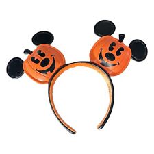 2020 Disney Parks Mickey Jack-O-Lantern Pumpkin Minnie Ear Headband READ picture