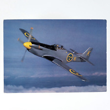 North American P-51D Mustang Postcard 4x6 Air Force WW2 Fighter Airplane C3308 picture