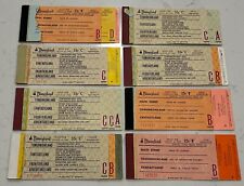 8 Disneyland Ticket Rides Coupon Books 1960’s Vintage Used picture