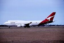 Original colour slide Boeing 747-400 VH-OJH of Qantas picture