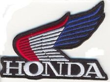 HONDA MOTORCYCLE RED WHITE AND BLUE EMBROIDERED PATCH  picture