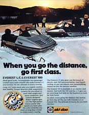 1983 Ski-Doo Everest L/C & 500 Snowmobile photo Go First Class vintage print ad picture