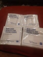 Delta Airlines Napkins 4 pack lot. picture