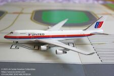 JC Wings United Airlines Boeing 747-400 Old Saul Bass Color Diecast Model 1:400 picture