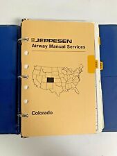 1990's Jeppesen Airway Manual 3-Ring Binder ~ Colorado, Nevada, New Mexico, Utah picture