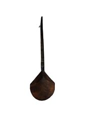 VTG Decorative Wood Handcarved Etched Serving Spoon Ladle Ethnic Art 23