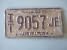 NEW  1989  ILLINOIS IN-TRANSIT VEHICLE LICENSE PLATE PAIR  ~ IT 9057 JE   SEALED picture