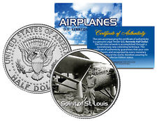 SPIRIT OF ST. LOUIS * Airplane Series * JFK Kennedy Half Dollar US Coin picture