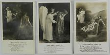 Lead Kindly Light (Part 1, 2, 3) Angels & Prayers - Three Vintage Postcards picture