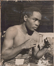 CUBA CUBAN BOXER FIGHTER BEEFCAKE PORTRAIT 1940s ORIG Photo C36 picture