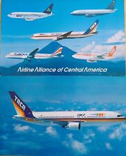 TACA INTERNATIONAL AIRLINES & Central America Alliance Postcards, Airline Issue picture