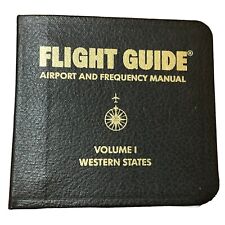 FLIGHT GUIDE AIRPORT AND FREQUENCY MANUAL 1986 VOLUME 1 WESTERN STATES picture