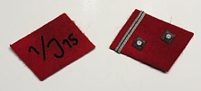 German Early Elite Military group 1/J15  WW2 WWII collar tabs patches w RZM tag picture