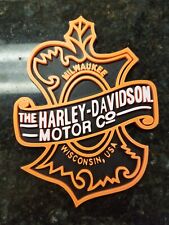 Harley Davidson Desk plaque  with stand 3D printed picture