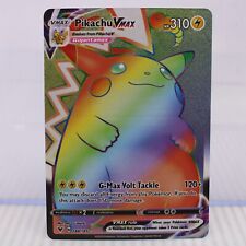 A7 Pokémon Card TCG SWSH Vivid Voltage Pikachu VMax Secret Rare 188/185 picture