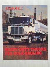 Vintage Original 1983 GMC Trucks For Bulk Hauling *Sales Brochure* (8 Pages) picture
