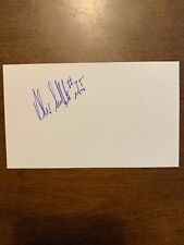 ALEX SULFSTED - MIAMI FOOTBALL - AUTHENTIC AUTOGRAPH SIGNED INDEX -B1870 picture