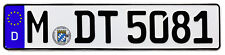 BMW Munich Front German License Plate by Z Plates wtih Unique Number NEW picture