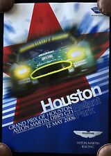 2006 Aston Martin DBR9 GT1 Poster American Le Mans Series ALMS Houston Mid-Ohio picture