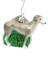Old World Christmas Greyhound Dog Pet Christmas Tree Ornament OWC 2016 picture