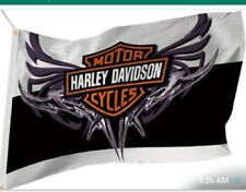 SET OF 10~HARLEY DAVIDSON Flags 3'X5' : FAST ~NEW picture