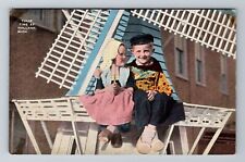 Holland MI-Michigan, Children At Tulip Time, Vintage Postcard picture