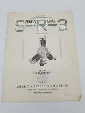 Szekely Aircraft Corporation 1928 Radial 3 S-R-3,   Radial 5 S-R-5  Brochures picture