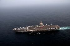 US NAVY USN aircraft carrier USS Enterprise (CVN 65) 12X18 AC2 PHOTOGRAPH picture
